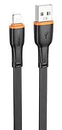 Кабель Borofone BX118 Esplendido USB-A - Lightning 12w 2.4a 1м cable Black - фото Кабель Borofone BX118 Esplendido USB-A - Lightning 12w 2.4a 1м cable Black
