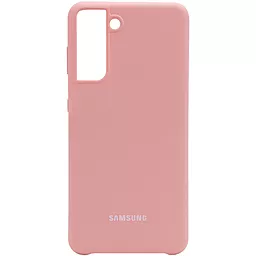 Чехол Epik Silicone Cover Full Protective (AA) Samsung G996 Galaxy S21 Plus Pudra