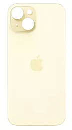 Задняя крышка корпуса Apple iPhone 15 (small hole) Yellow - фото Задняя крышка корпуса Apple iPhone 15 (small hole) Yellow