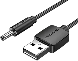USB Кабель Vention USB-A - DC 5V 3.5x2.5mm 0.5m  black (CEXBD)