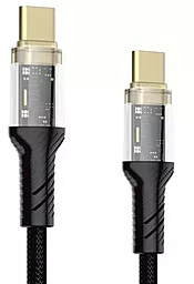 USB PD Кабель Walker C950 60w 3a USB Type-C - Type-C cable black