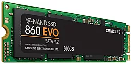 Накопичувач SSD Samsung 860 EVO 500 GB M.2 2280 SATA 3 (MZ-N6E500BW) - мініатюра 3