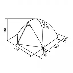 Палатка RedPoint Steady 3 (4823082700585) - миниатюра 3