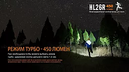 Ліхтарик Fenix HL26R XP-G2 (R5)  Чорний - мініатюра 10