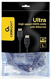 Відеокабель Cablexpert HDMI - HDMI v2.1 Black (CC-HDMI8K-1M) 1м - мініатюра 3