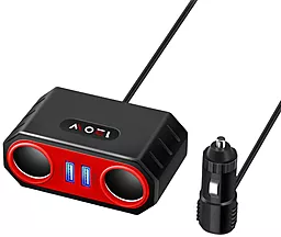 Автомобильное зарядное устройство EasyLife SK-807 120w 2xUSB-A ports car charger black - фото Автомобильное зарядное устройство EasyLife SK-807 120w 2xUSB-A ports car charger black