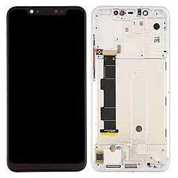 Дисплей Xiaomi Mi 8 с тачскрином и рамкой, оригинал, Silver - фото Дисплей Xiaomi Mi 8 с тачскрином и рамкой, оригинал, Silver