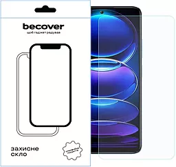 Защитное стекло BeCover для Xiaomi Redmi Note 12 4G/Note 12 5G/Xiaomi Poco X5 5G 3D Crystal Clear Glass (709254)