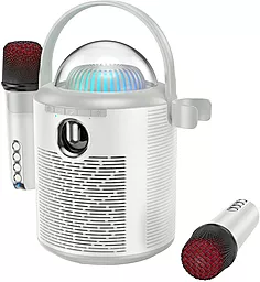 Колонки акустические Hoco BS59 Pearlescent Сold Gray - фото Колонки акустические Hoco BS59 Pearlescent Сold Gray