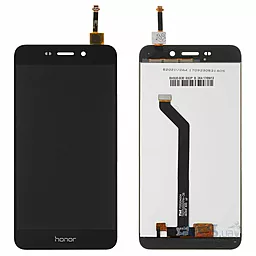 Дисплей Huawei Honor 6C Pro, Honor V9 Play (шлейф прямой) (JMM-AL00, JMM-AL10, JMM-TL00, JMM-TL10, JMM-L22) с тачскрином, Black
