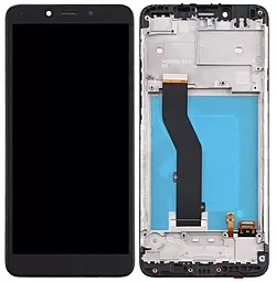 Дисплей LG K10 2017 (M250) з тачскріном і рамкою, Black