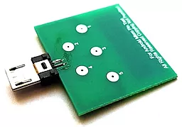 Тестова плата Aida DFT-micro для перевірки контактів роз'єму micro USB на коротке замикання - мініатюра 3