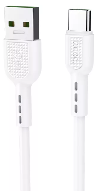 Кабель Hoco X33 Surge USB-A - Type-C 25w 5a 1м cable White - фото 1