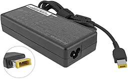 Блок питания для ноутбука Lenovo 20V, 6A, 120W, USB+pin, Square 5 Pin DC Plug, black - фото Блок питания для ноутбука Lenovo 20V, 6A, 120W, USB+pin, Square 5 Pin DC Plug, black