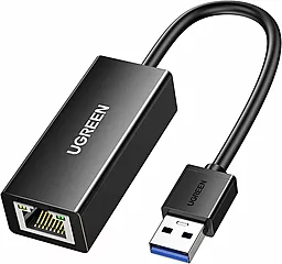 Сетевая карта Ugreen USB3.0 - RJ45 1000Mbps 0.1м черный (20256) 