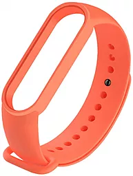 Сменный ремешок для фитнес трекера Xiaomi Mi Smart Band 5/6/7 Orange