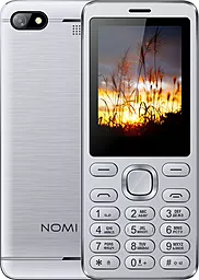 Мобильный телефон Nomi i2411 Silver - фото Мобильный телефон Nomi i2411 Silver