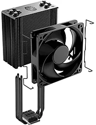 Система охлаждения Cooler Master Hyper 212 Black Edition with LGA1700 (RR-212S-20PK-R2) - миниатюра 8
