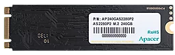 SSD Накопитель Apacer AS2280P2 240 GB M.2 2280 (AP240GAS2280P2) - миниатюра 2