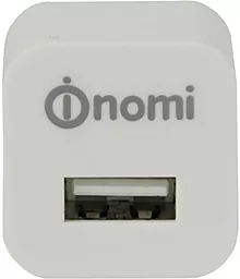 Сетевое зарядное устройство Nomi Сетевое Зарядное Устройство 1А Белое (HC05101)