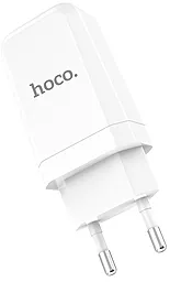 Мережевий зарядний пристрій Hoco C45 Cool Rotary Multistandart (2USB, 2.4A) White - мініатюра 2