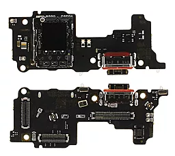 Нижняя плата Xiaomi Poco F6 Pro с разъемом зарядки, разъемом Sim-карты, микрофоном, Original (снят с телефона)