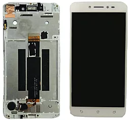 Дисплей Asus ZenFone Live ZB501KL (A007) с тачскрином и рамкой, White - фото Дисплей Asus ZenFone Live ZB501KL (A007) с тачскрином и рамкой, White