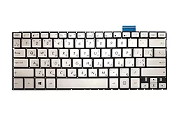Клавіатура для ноутбуку Asus UX360CA  Silver