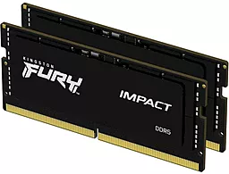 Оперативная память для ноутбука Kingston Fury 64 GB (2x32GB) SO-DIMM DDR5 5600 MHz Impact (KF556S40IBK2-64)