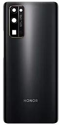 Задняя крышка корпуса Huawei Honor 30 Pro со стеклом камеры Midnight Black - фото Задняя крышка корпуса Huawei Honor 30 Pro со стеклом камеры Midnight Black