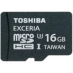 Карта памяти Toshiba microSDHC 16GB Exceria UHS-I U3 + SD-адаптер (SD-CX16UHS1(6A)