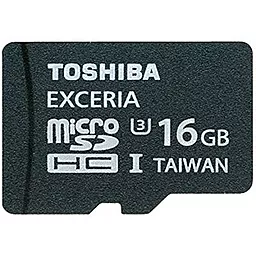 Карта пам'яті Toshiba microSDHC 16GB Exceria UHS-I U3 + SD-адаптер (SD-CX16UHS1(6A) - фото Карта пам'яті Toshiba microSDHC 16GB Exceria UHS-I U3 + SD-адаптер (SD-CX16UHS1(6A)