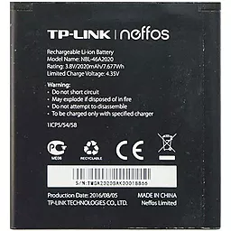 Аккумулятор TP-Link Neffos Y5 / NBL-39A2130 (2130 mAh) 12 мес. гарантии - миниатюра 2