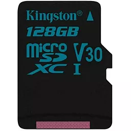 Карта пам'яті Kingston microSDXC 128GB Canvas Go Class 10 UHS-I U3 V30 (SDCG2/128GBSP)