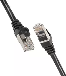 Патч-корд 2E RJ45 1м Cat. 6 SFTP чёрный (2E-PC6SFTPCOP-100BK)