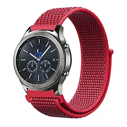 Сменный ремешок для умных часов Nylon Style для Nokia/Withings Steel/Steel HR (705857) Red