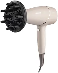 Фен Ardesto Pearl Cream HD-Y701PERL, 1750-2100Вт, 3 швидкості, 3 темп.режими, бежевий - фото Фен Ardesto Pearl Cream HD-Y701PERL, 1750-2100Вт, 3 швидкості, 3 темп.режими, бежевий