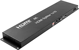Видео сплиттер PowerPlant HDMI 1x10 3D 4K F-F (CA912506) - миниатюра 2