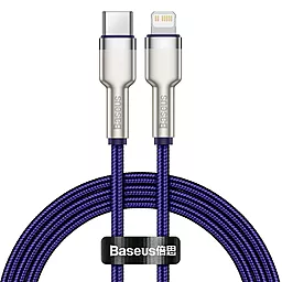 Кабель Baseus Cafule Metal USB Type-C - Lightning 20w 3a 2м PD сable Purple (CATLJK-B05)