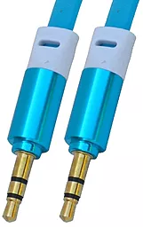 Аудіо кабель TCOM AUX mini Jack 3.5mm M/M Cable 1 м blue