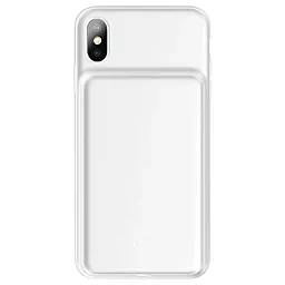 Чехол Baseus Silicone Backpack 4200 mAh Apple iPhone XS Max White