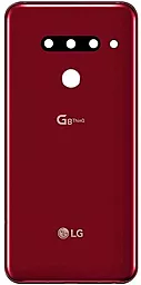 Задня кришка корпусу LG G8 G820 зі склом на 3 камери Original Carmine Red - фото Задня кришка корпусу LG G8 G820 зі склом на 3 камери Original Carmine Red