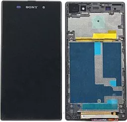 Дисплей Sony Xperia Z1 (C6902, C6903, C6906, C6943, L39h, SO-01F, SOL23) с тачскрином и рамкой, оригинал, Black - фото Дисплей Sony Xperia Z1 (C6902, C6903, C6906, C6943, L39h, SO-01F, SOL23) с тачскрином и рамкой, оригинал, Black