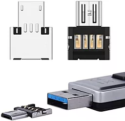 OTG-переходник Lapara M-F micro USB -> USB-A (LA-OTG-microUSB-adaptor) - миниатюра 2