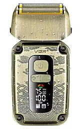 Электробритва VGR V-337 шейвер, двойное лезвие, 2 насадки, триммер, LED display - фото Электробритва VGR V-337 шейвер, двойное лезвие, 2 насадки, триммер, LED display