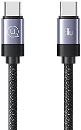 Кабель Usams US-SJ704 USB Type-C - Type-C 60w 3a 1м PD cable Tarnish - фото Кабель Usams US-SJ704 USB Type-C - Type-C 60w 3a 1м PD cable Tarnish