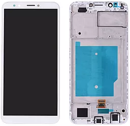 Дисплей Huawei Y7 2018, Y7 Pro 2018, Y7 Prime 2018, Nova 2 Lite, Honor 7C 5.99, Honor 7C Pro, Enjoy 8 с тачскрином и рамкой, White - фото Дисплей Huawei Y7 2018, Y7 Pro 2018, Y7 Prime 2018, Nova 2 Lite, Honor 7C 5.99, Honor 7C Pro, Enjoy 8 с тачскрином и рамкой, White