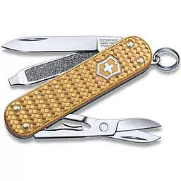 Мультитул Victorinox Classic SD Precious Alox (0.6221.408G) Brass Gold