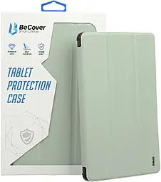 Чехол для планшета BeCover Tri Fold Soft TPU Silicone для Apple iPad Air 4 11" M4 2024 Light Green (711747) - фото Чехол для планшета BeCover Tri Fold Soft TPU Silicone для Apple iPad Air 4 11" M4 2024 Light Green (711747)