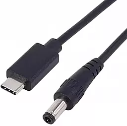 USB Кабель EasyLife USB Type-C - DC 5.5x2.1mm с преобразователем 5V → 12V Black